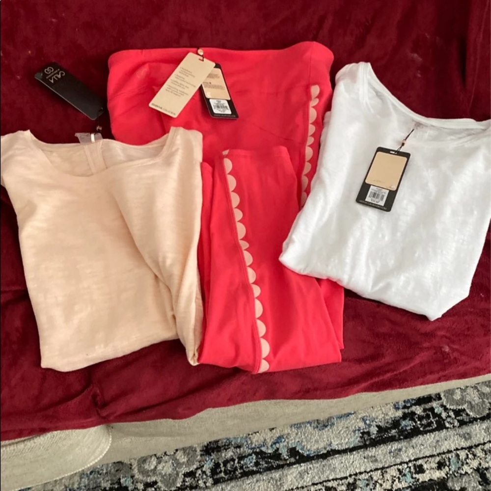 Calia workout ankle pants and (1) tee